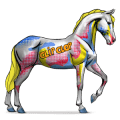 cavalo divino pop art